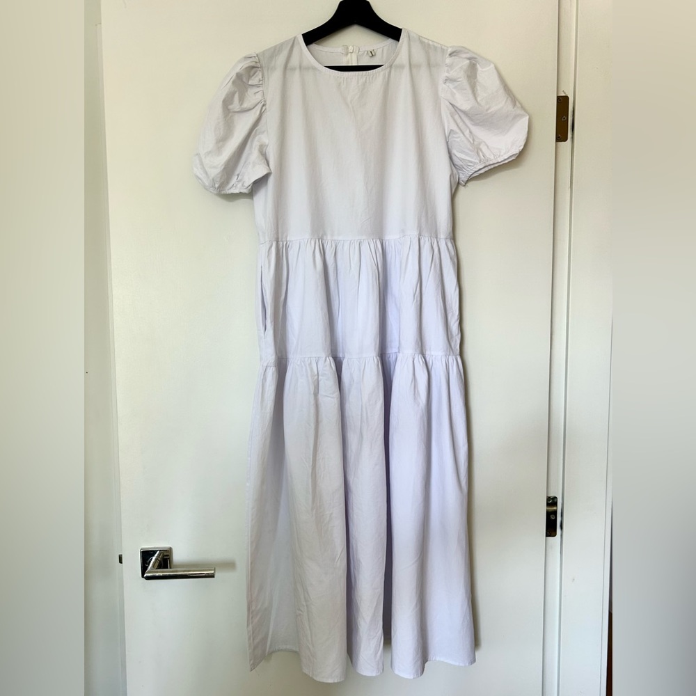 BNWT White Maxi Summer Dress - made in Korea - OS